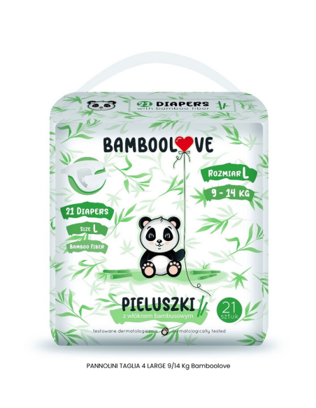 BambooLove - Pannolini taglia L (9-14 KG)