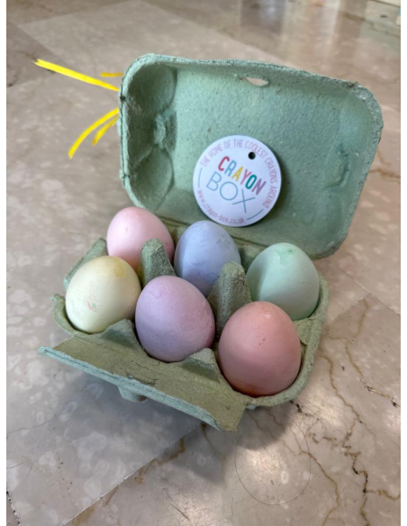 Confezione di uova a gesso