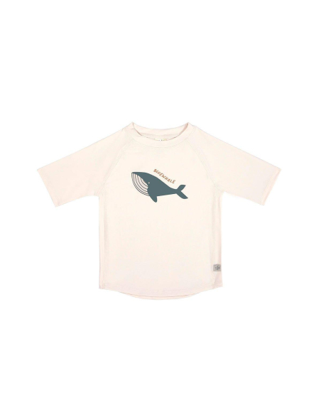 T-Shirt UV 50+ Manica Corta - Whale Milky