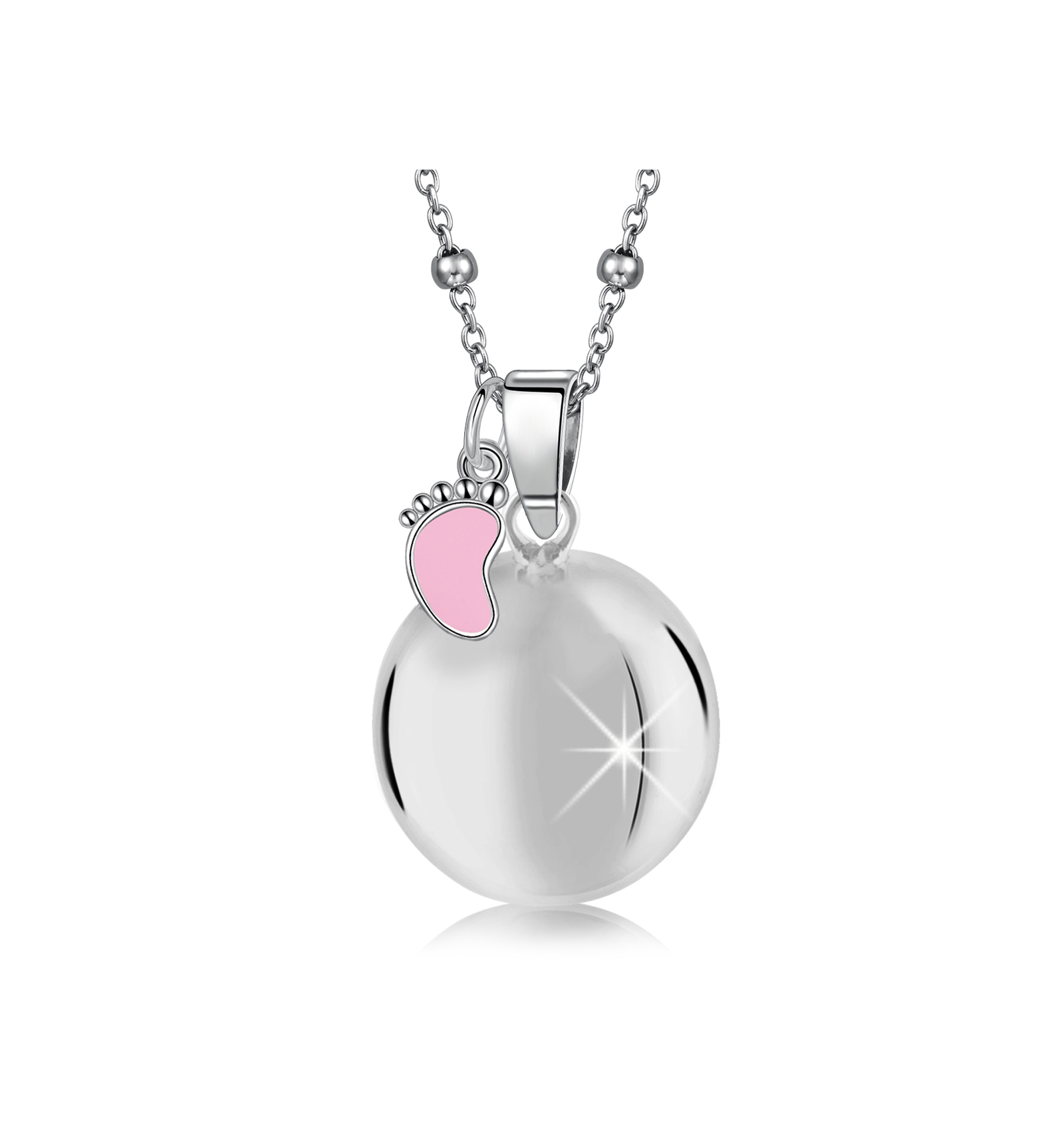 Chiama Angeli Con Ciondolo Piedino Rosa Le Meraviglie Di Alice