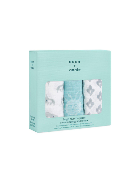 Mussole "Now + Zen" 70x70cm Aden + Anais Le meraviglie di Alice